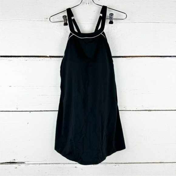 Lands end high neck swim dress swimsuit 24w - Picture 7 of 8